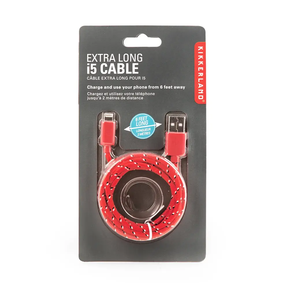 Thumbnail: Kikkerland cable 6ft micro USB