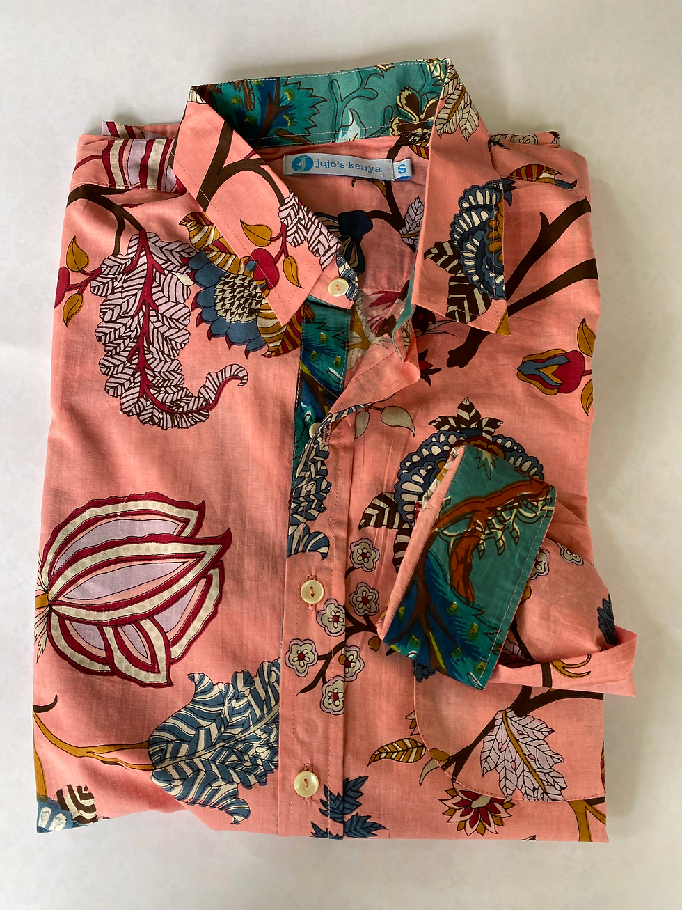 Thumbnail: Indian cotton shirt - medium weight  Bold & Bright