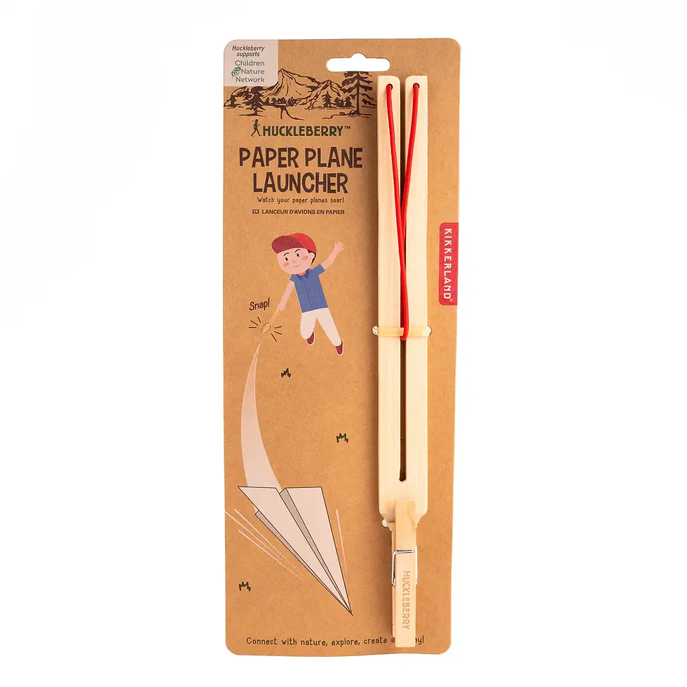 Thumbnail: Kikkerland huckleberry paper plane launch