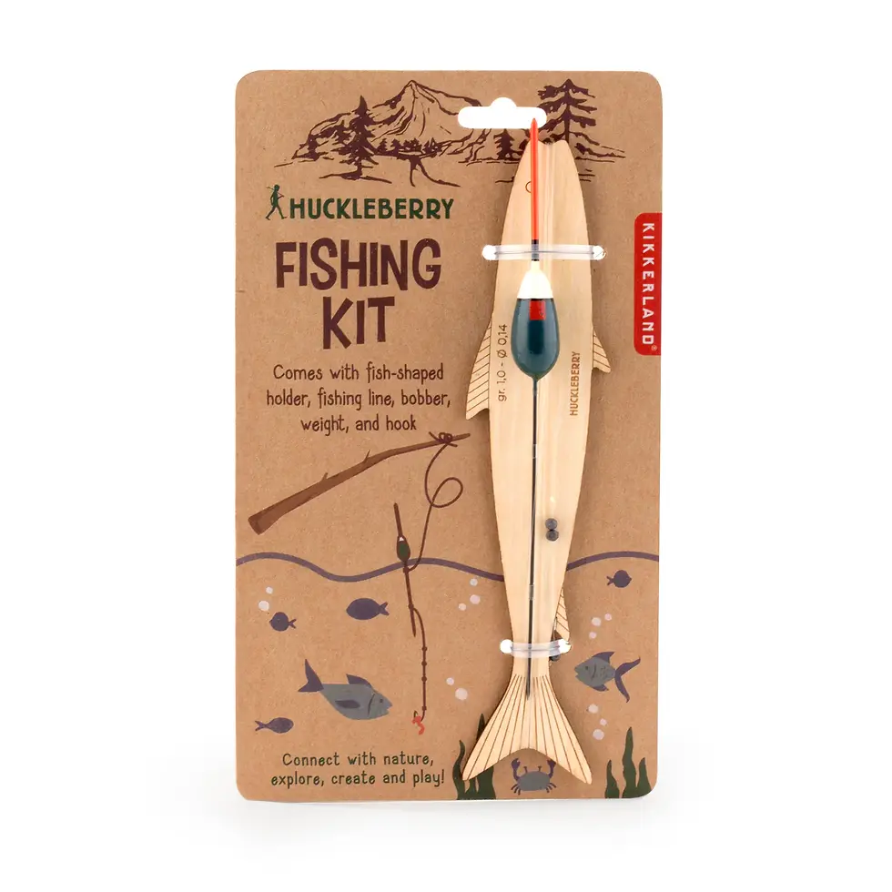 Thumbnail: Kikkerland Huckleberry fishing kit