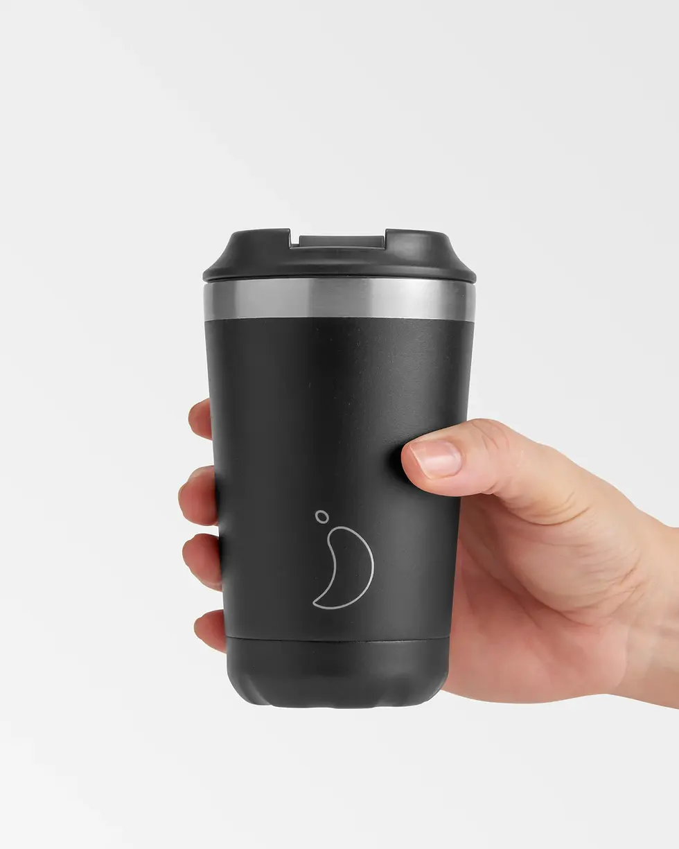Thumbnail: Chilly's The Original Coffee Cup  with a leak-proof flip open lock lid