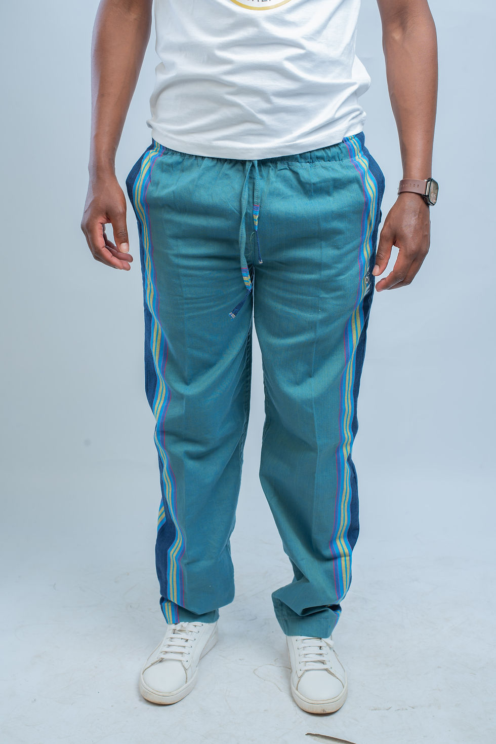 Thumbnail: Kikoy Trousers - Dark Green / Black