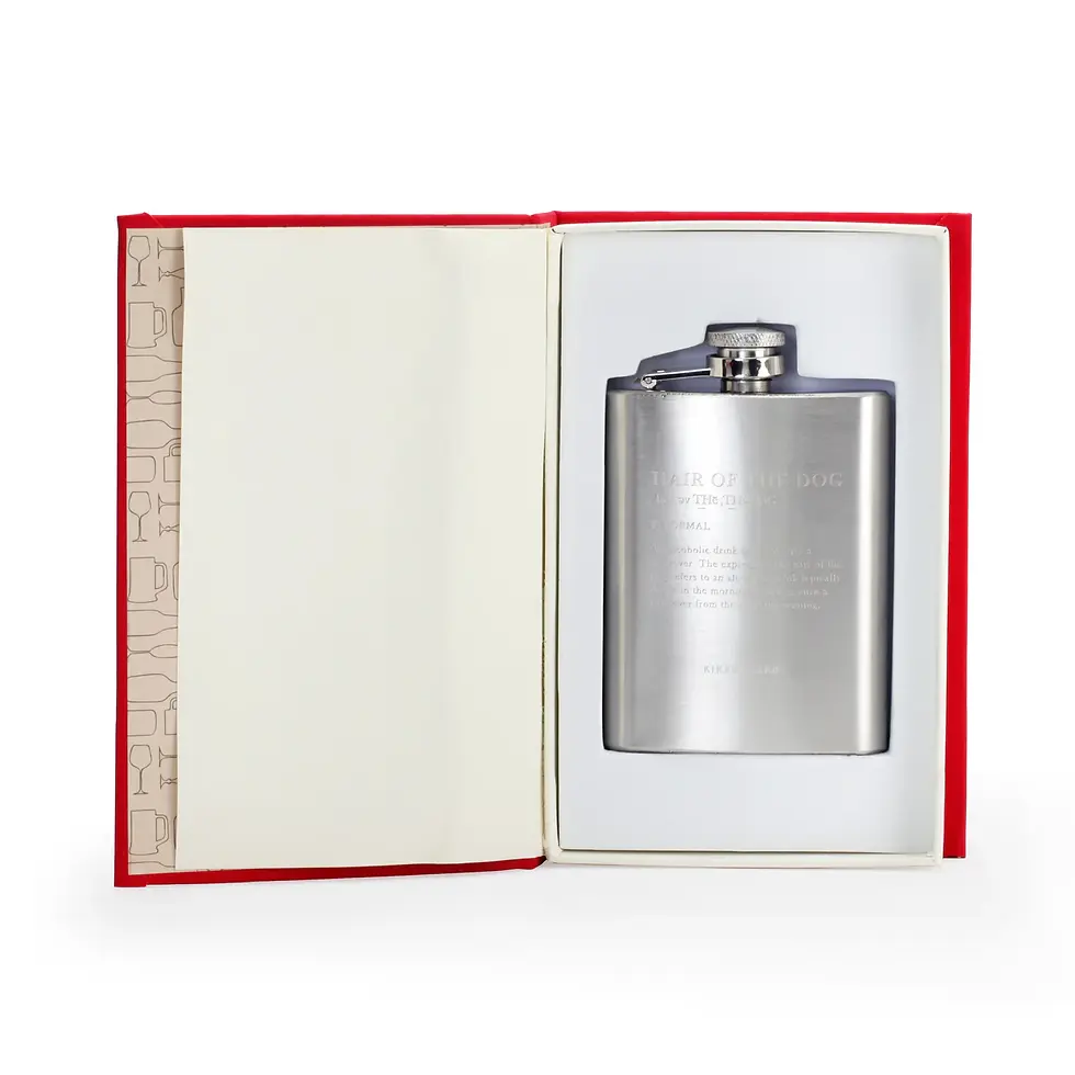 Thumbnail: Kikkerland hair of the dog flask