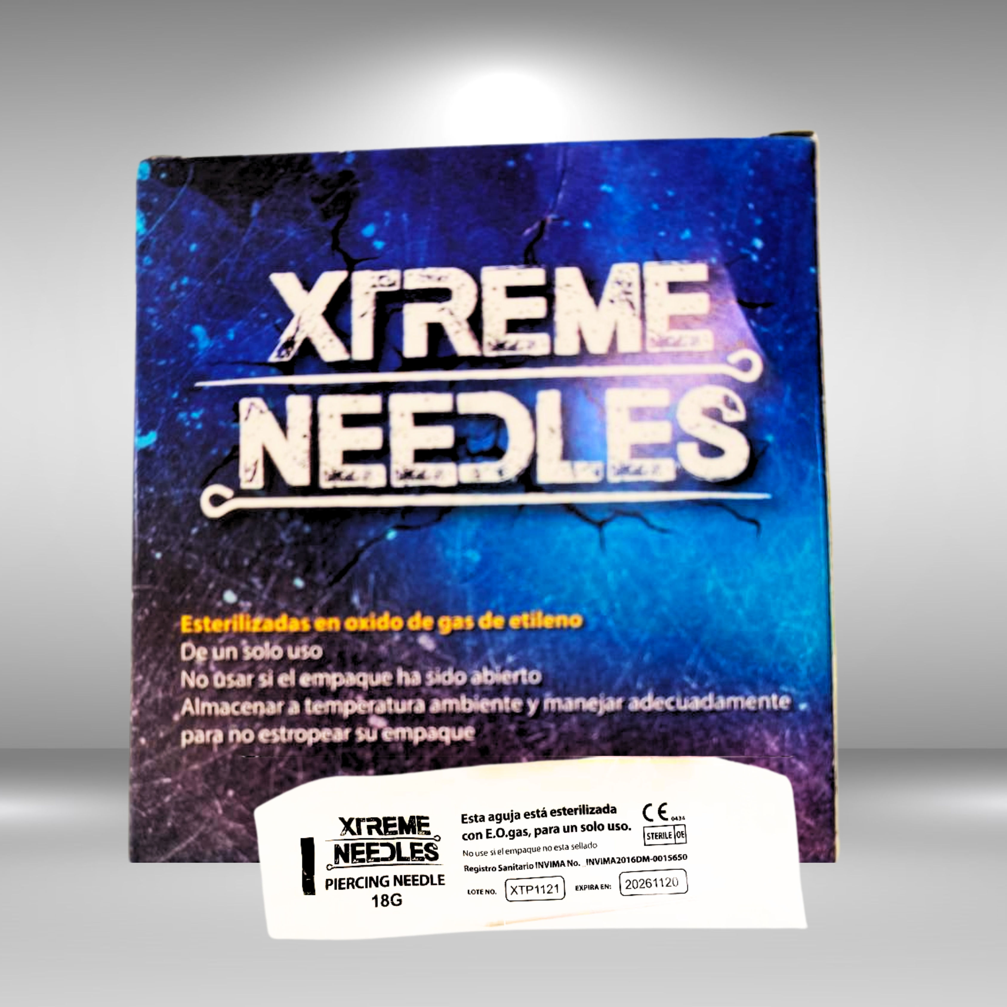 CAJA DE AGUJAS PARA PERFORAR XTREME