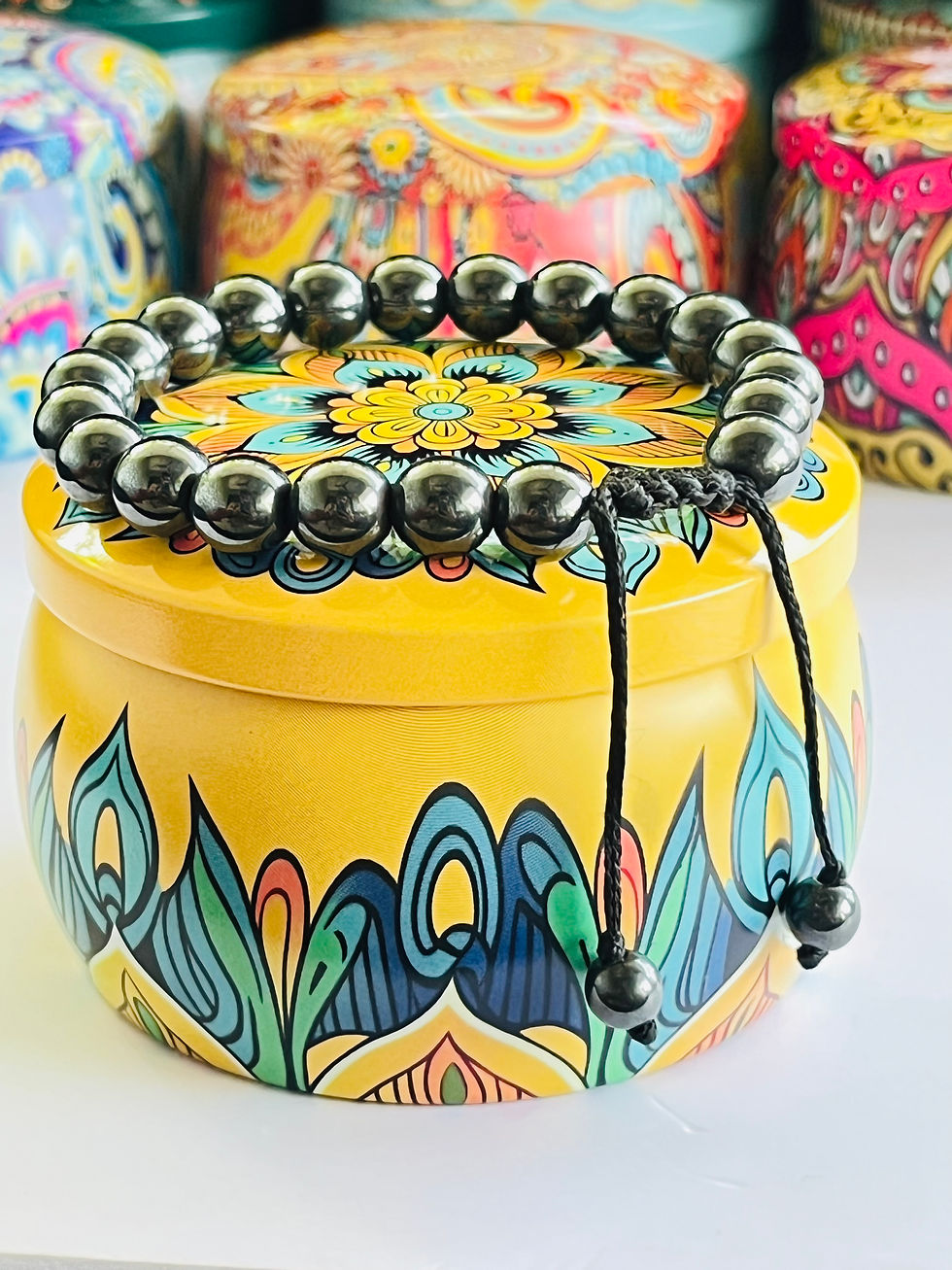 Thumbnail: Hematite crystal bracelet 
