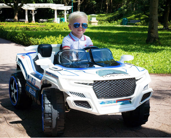Kid Motorz Dune Runner 2 Seater Space Adventure 12V Electric Ride On with Sound