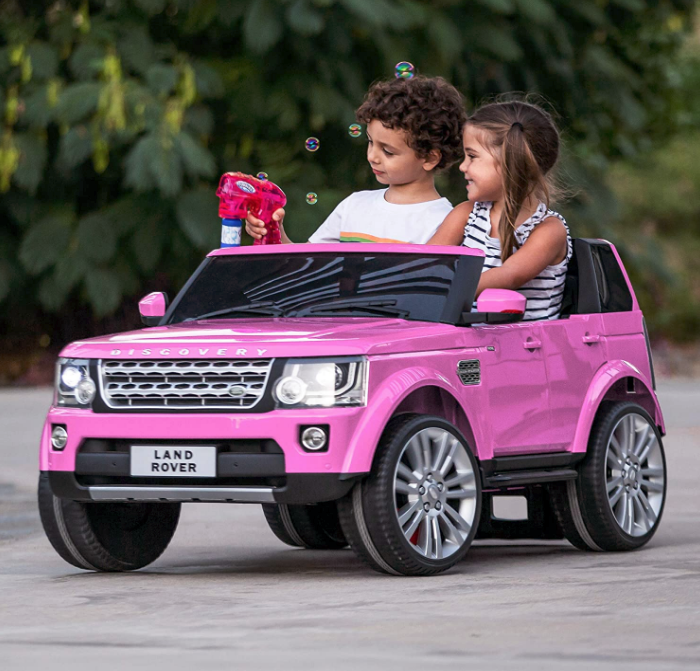 Best Choice Products 12V 3.7 MPH 2-Seater Licensed Land Rover Ride On Car Toy w/ Parent Remote Contr