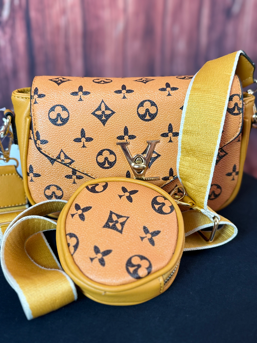 Compact Crossbody with Wide Strap