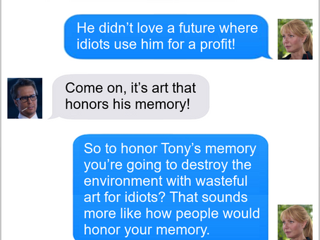 Texts From Superheroes: Nonsense for Profit