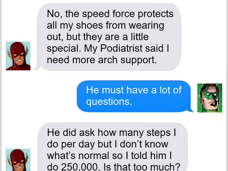 Texts From Superheroes: New Shoes