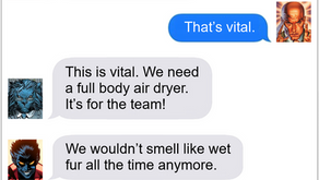 Texts From Superheroes: He Left Them High and Wet