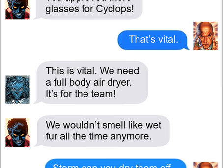 Texts From Superheroes: He Left Them High and Wet