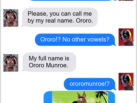Texts From Superheroes: No Scooby Snacks for Wade