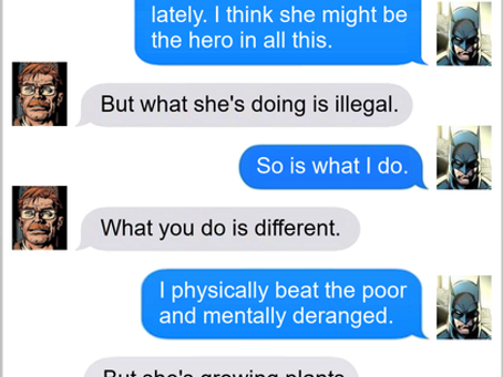 Texts From Superheroes: Save The World