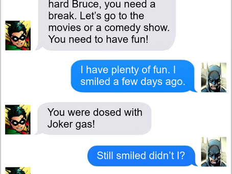 Texts From Superheroes: Stay Positive