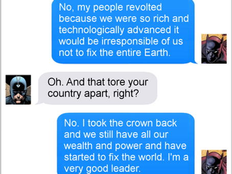 Texts From Superheroes: Leadership Qualities