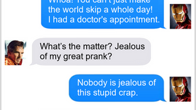 Texts From Superheroes: Lost Track of Time