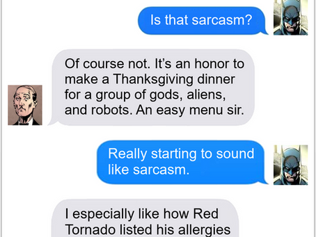 Texts From Superheroes: Super Dietary Restrictions