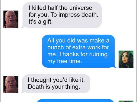 Texts From Superheroes: Gift Return