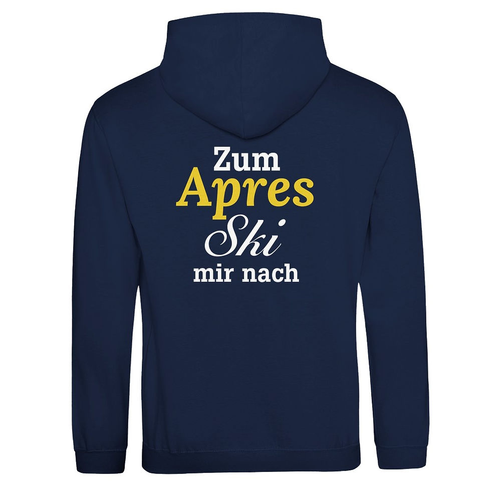 Miniaturbild: "Zum Apres Ski mir nach" Premium Unisex Hoodie