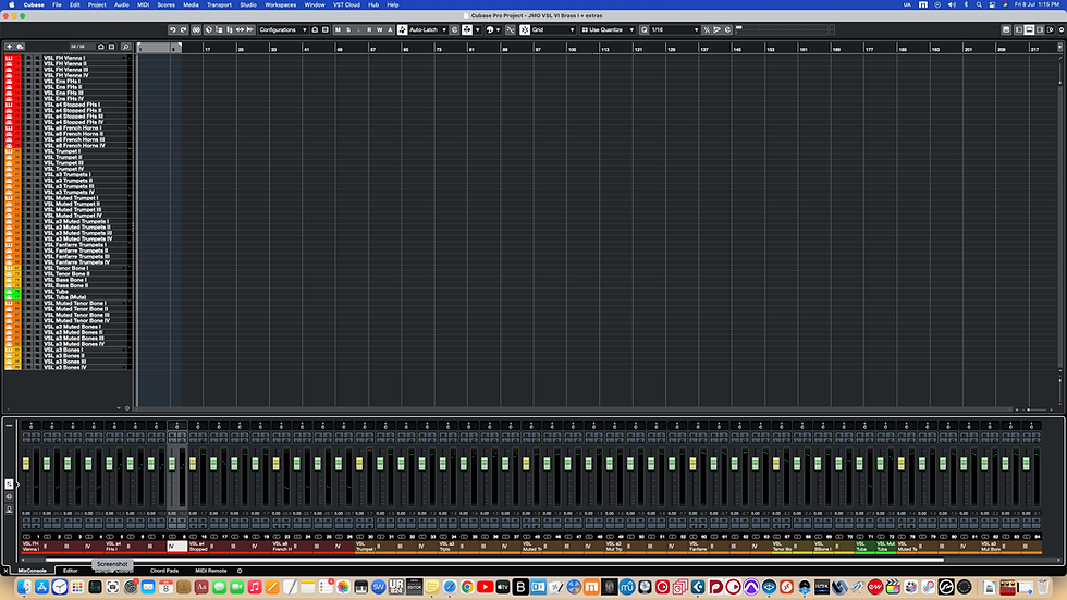Miniatura: JMO VSL VI Brass I + Extras Cubase Presets