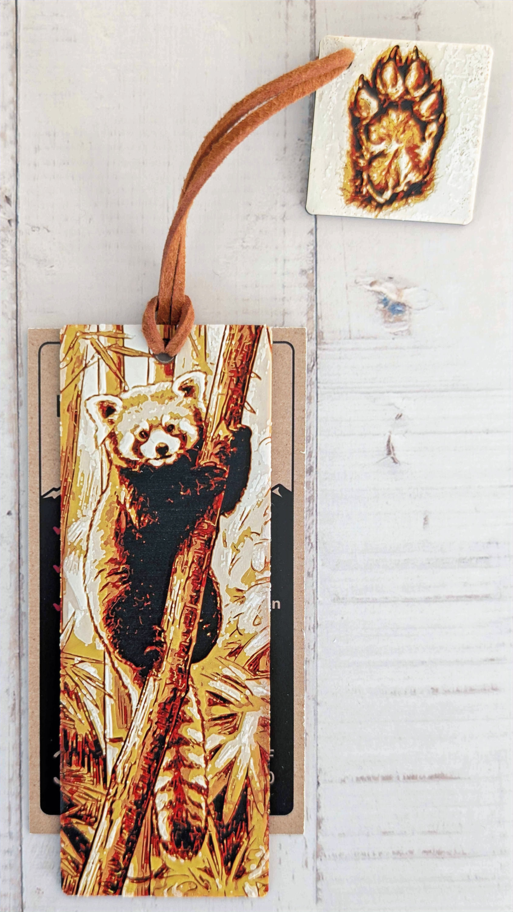 Buchzeichen Roter Panda