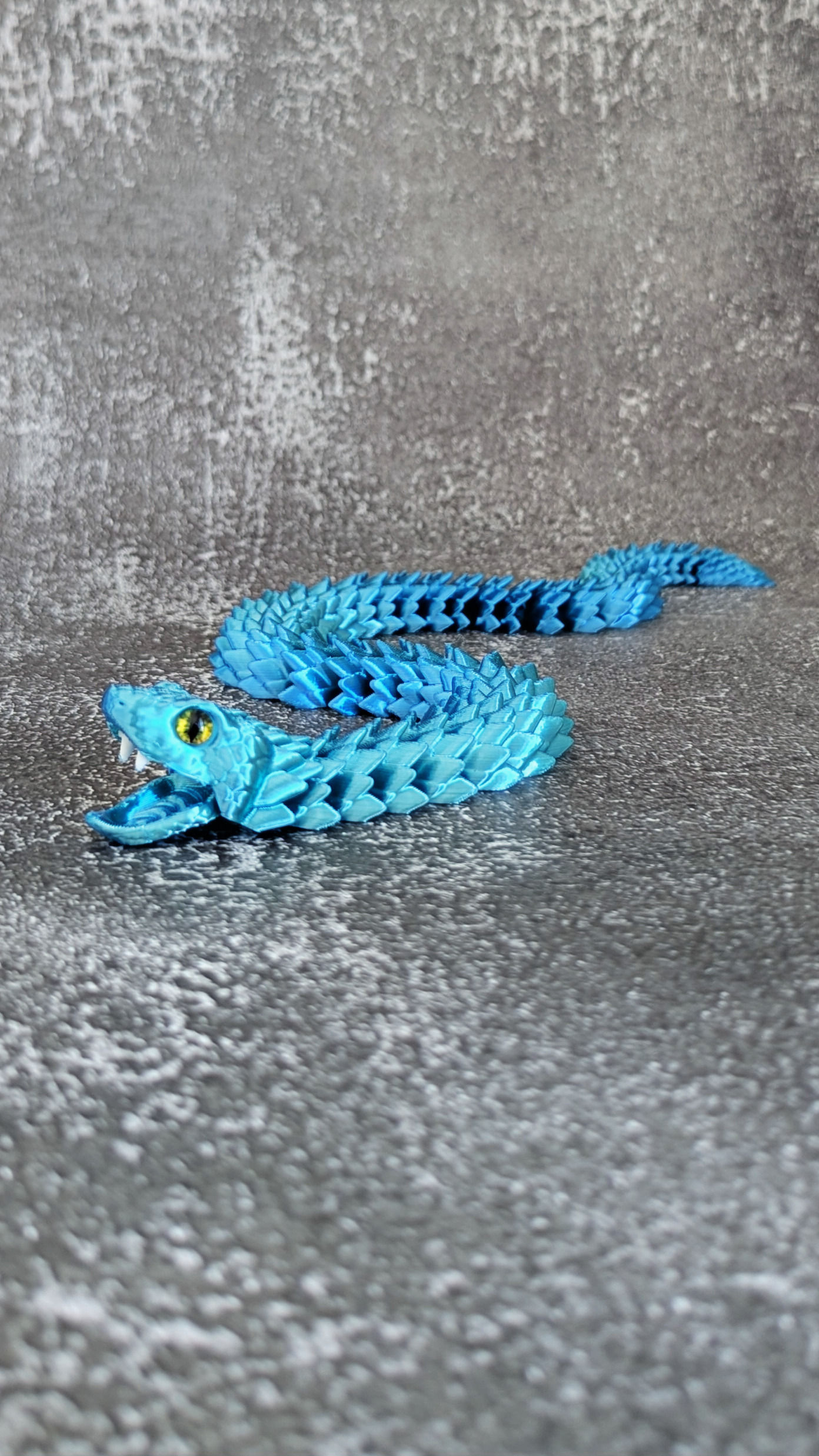 Giftschlange blau