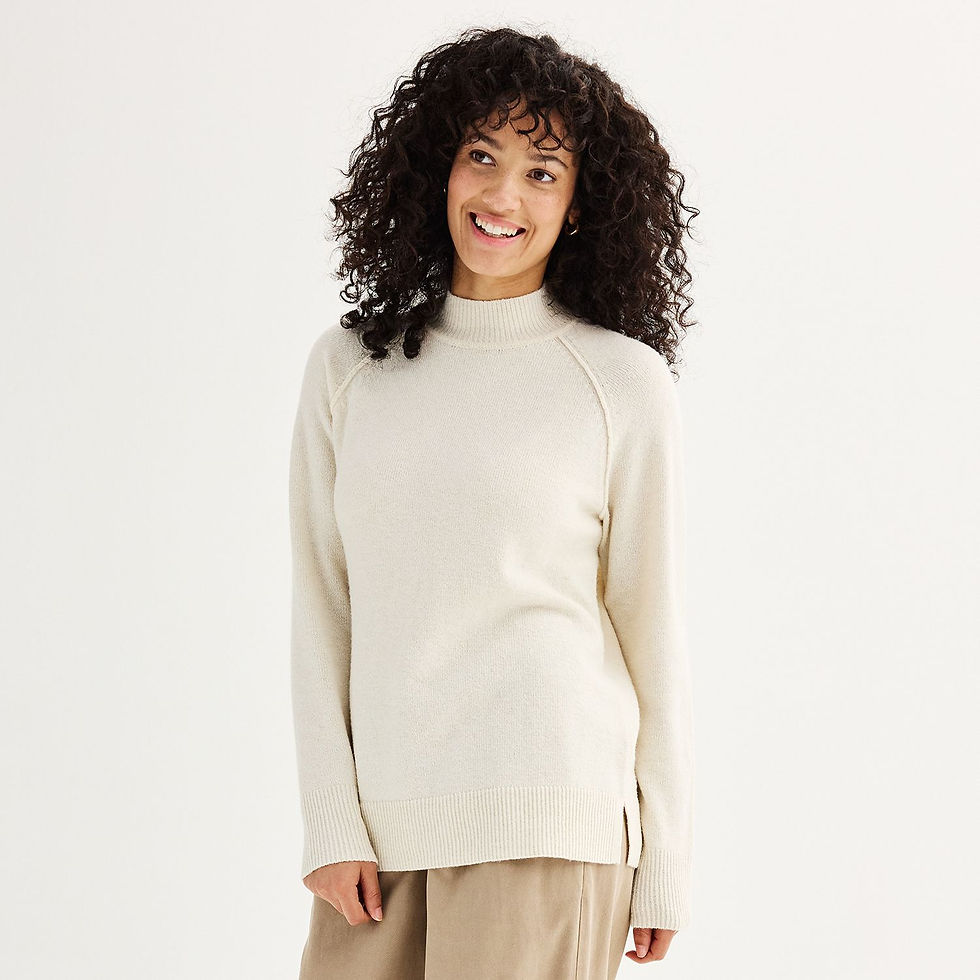 Thumbnail: Women's Sonoma Goods For Life® Mockneck Sweater