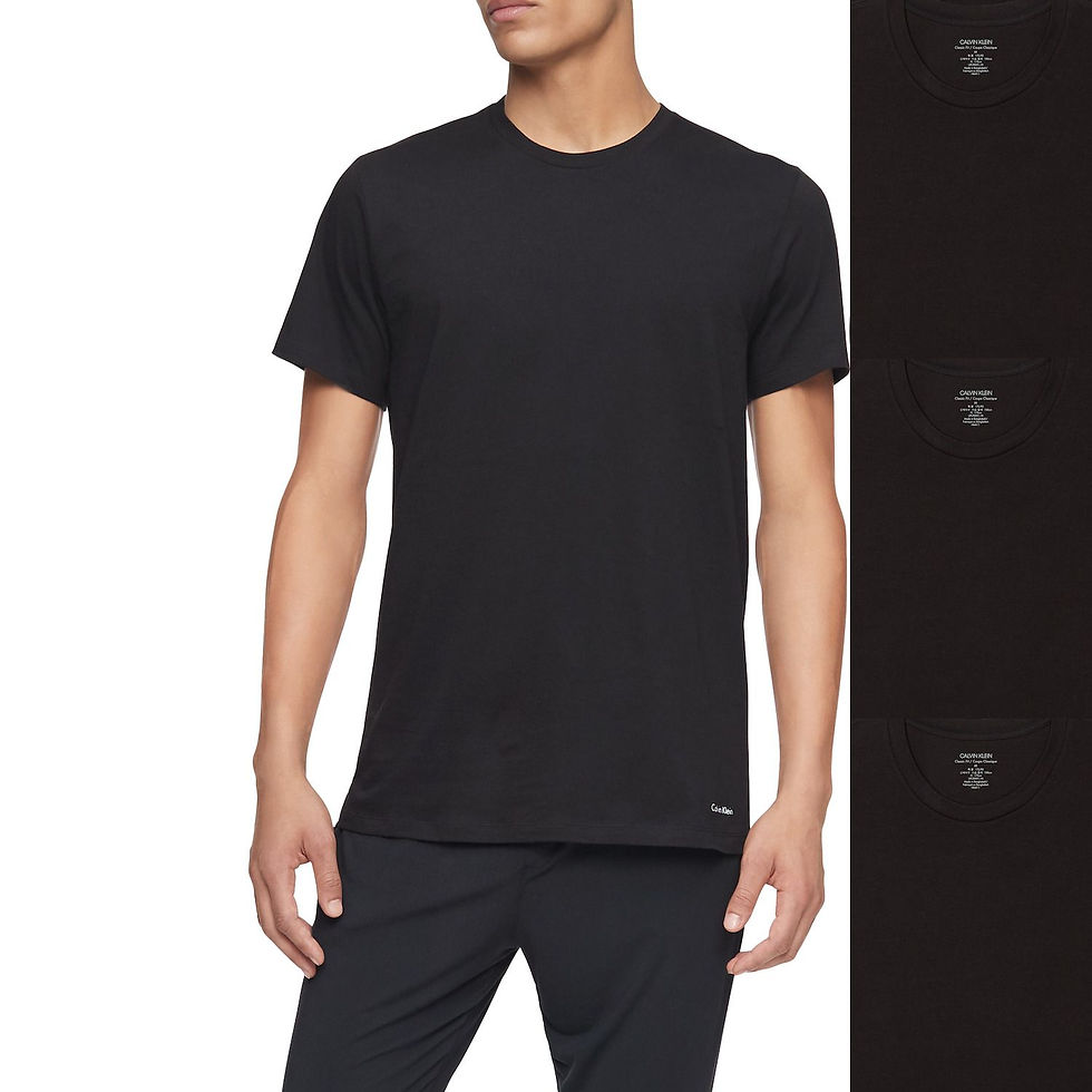 Thumbnail: Men's Calvin Klein 3-pack Crewneck Tees