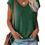 Thumbnail: MOSHU V Neck Womens T-Shirts Basic Tops for Women Cap Sleeve Loose Tank Tops