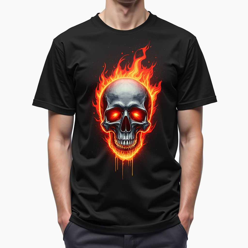 Caveira Flamejante