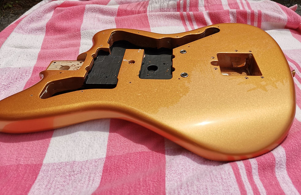Thumbnail: Genuine Fender Jazzmaster body, Copper Age, Troy Van Leeuwen