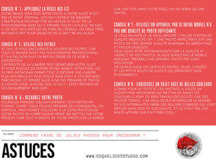 Comment réussir ses photos pour faire un joli post instagram ?