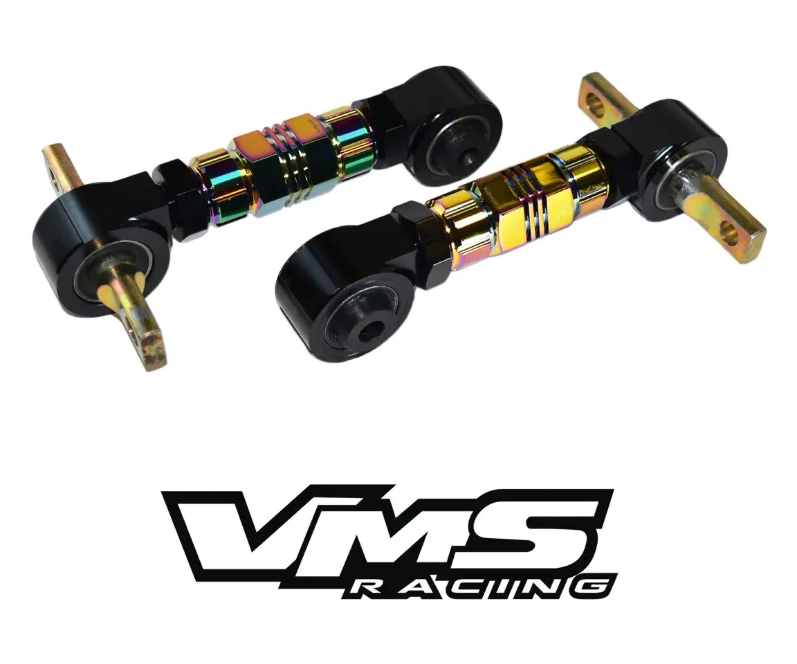 REAR BILLET ADJUSTABLE CAMBER CONTROL ARMS KIT 88-00 HONDA CIVIC CRX 90-01 ACURA