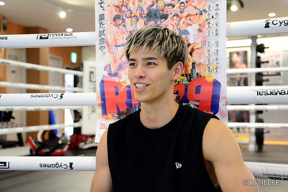 【RIZIN】白鳥大珠公開練習「皇治選手を決勝でぶっ倒して、俺のカバン持ちから出直してもらおうと思います」