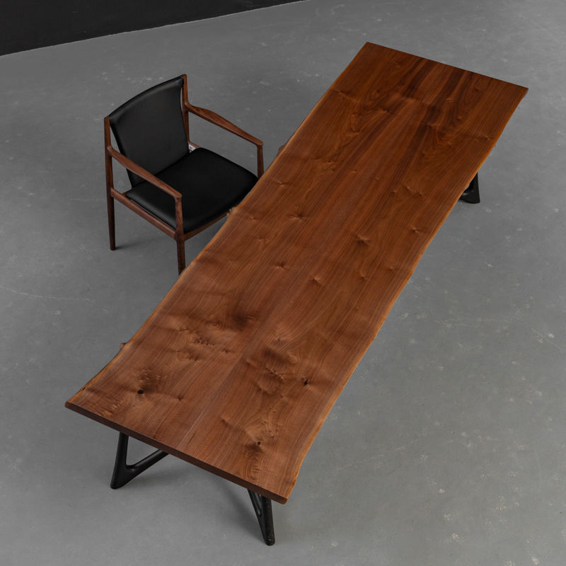 American Black Walnut (Bookmatched) 277.7-91-84.5-91-4.5cm