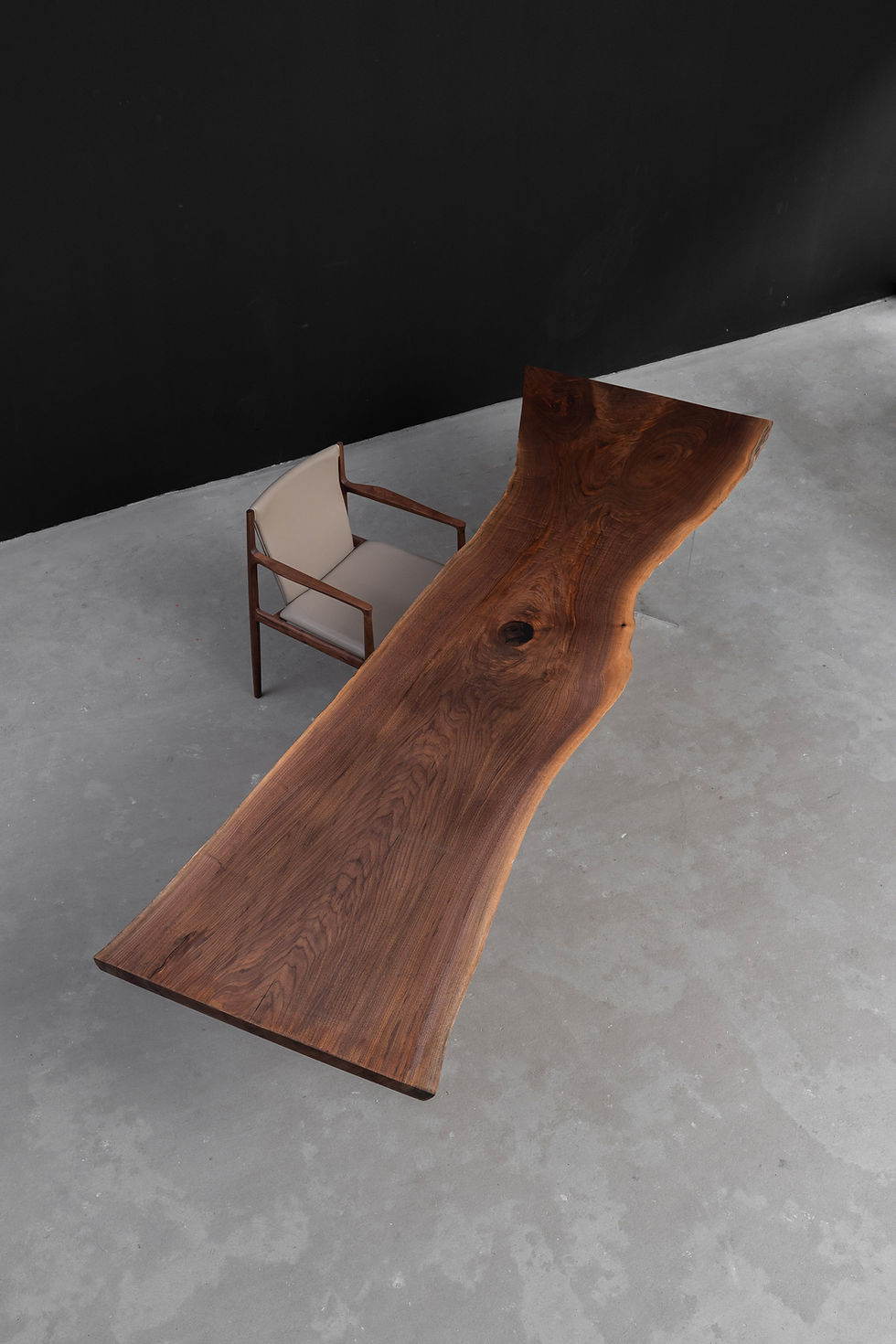 Thumbnail: American Black Walnut 307x101x5cm