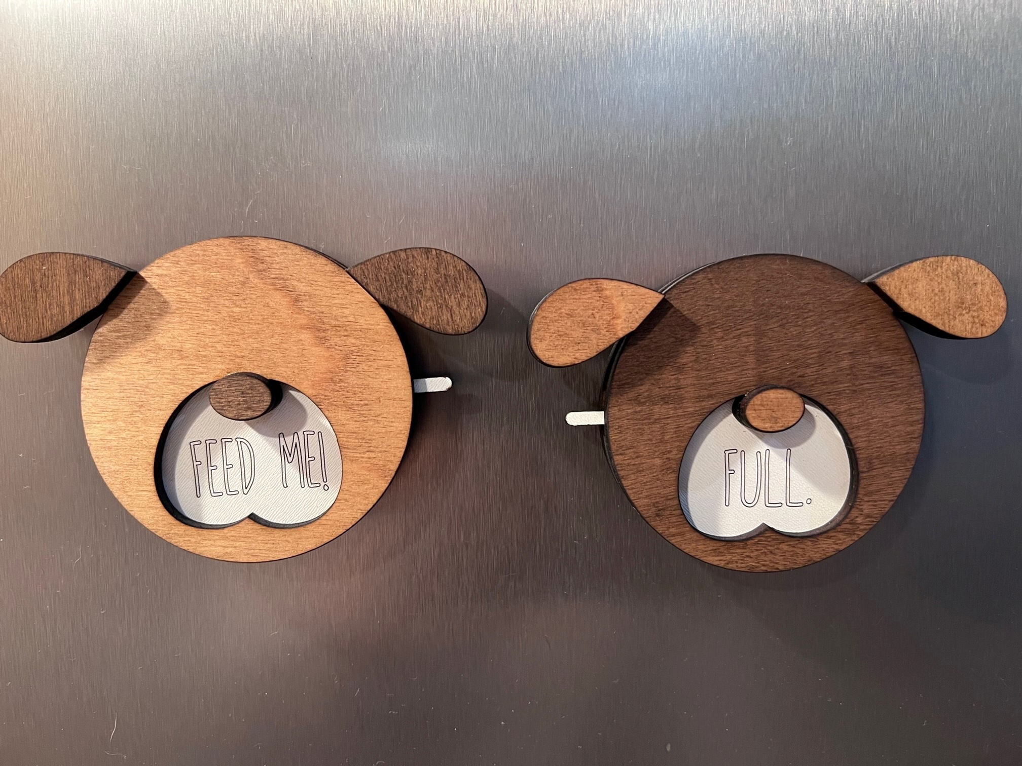 Feed Me / Full Dog Pet Magnet | Food Reminder