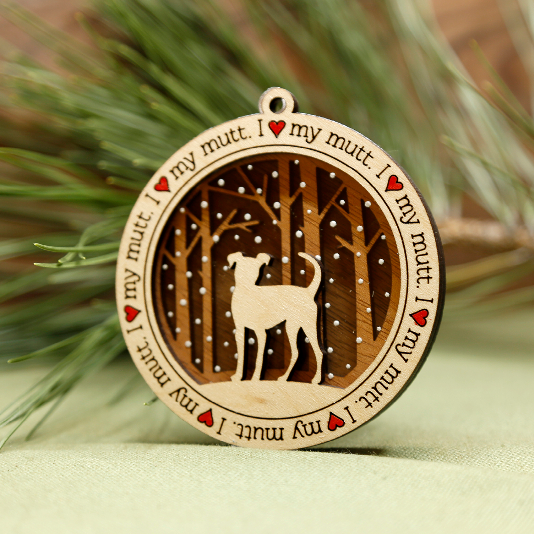 Mutt Dog Ornament