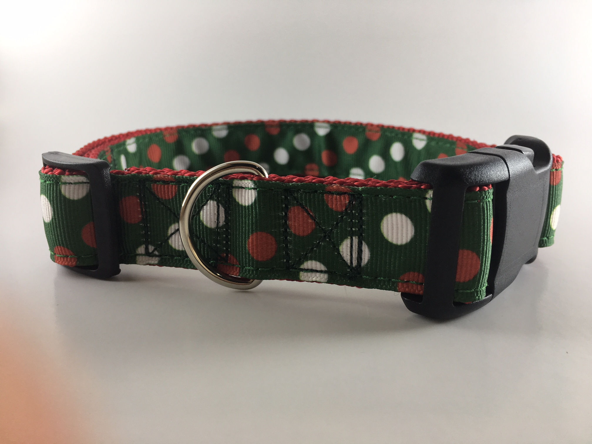 Christmas Dots Dog Collar/Leash