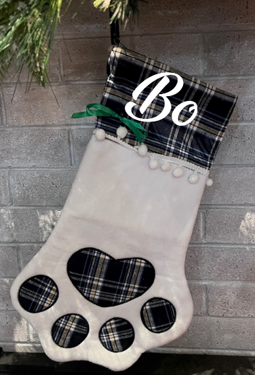 Thumbnail: Personalized Dog/Cat Stockings (4 different prints)