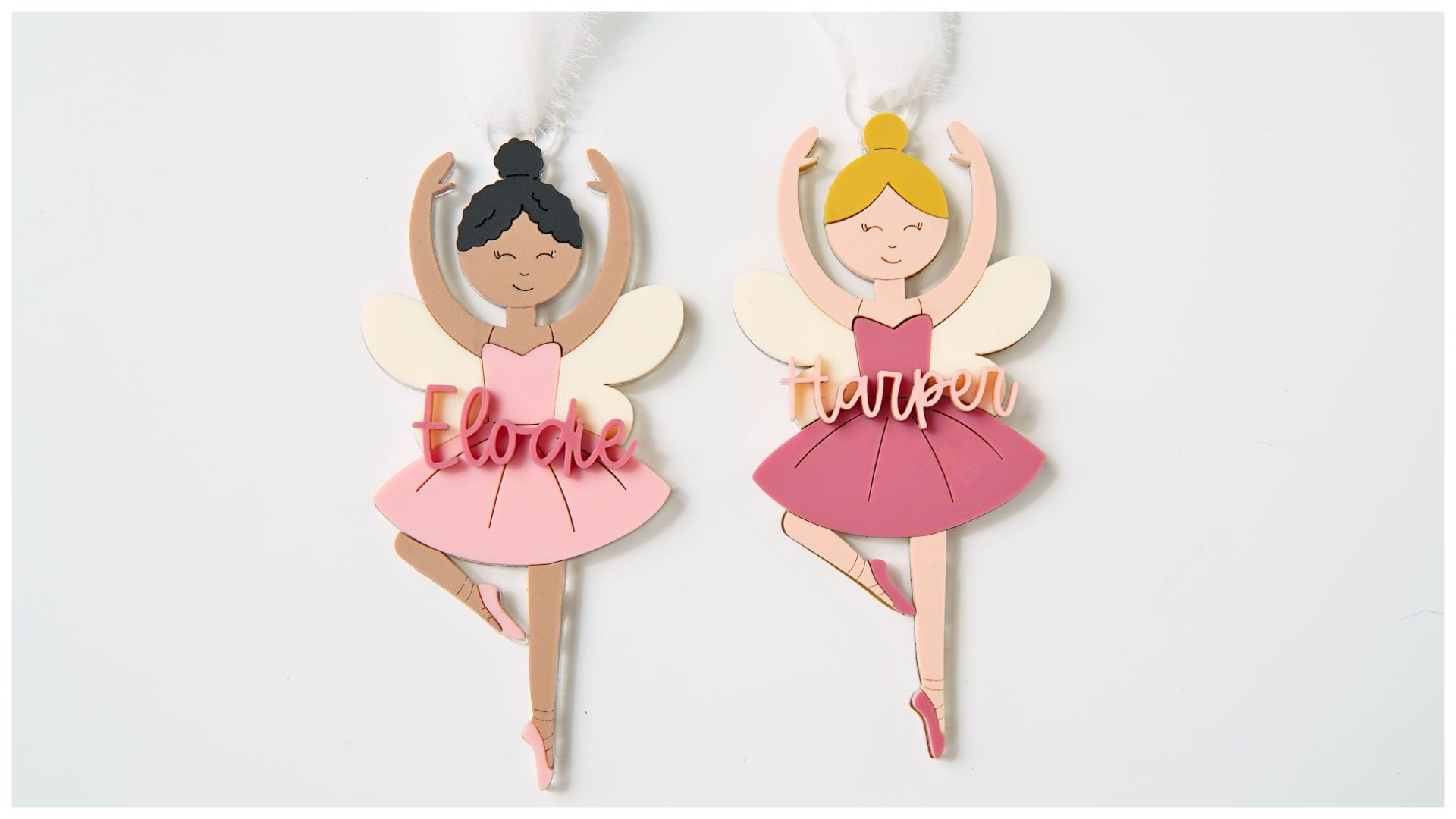 Personalized Ballerina Christmas Ornament