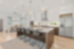 Modern kitchen in a luxury home with large island