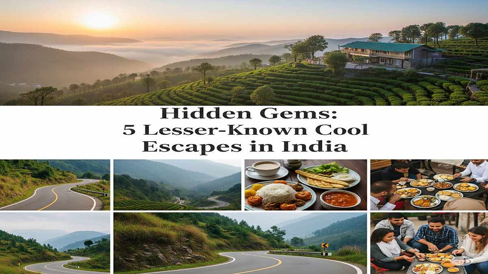 Hidden Gems: 5 Lesser-Known Cool Escapes in India