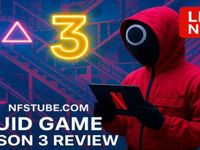 Squid Game Season 3 review—masked guard, game arena, neon Netflix style, release date, trending keywords