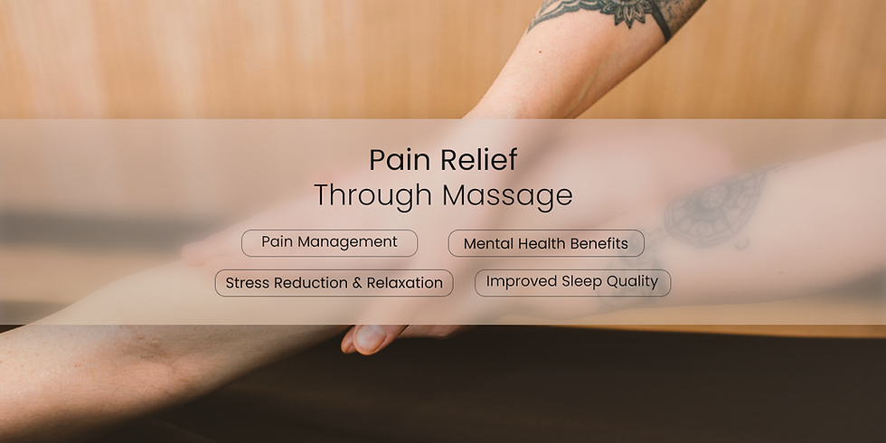Pain Relief Massage Therapy