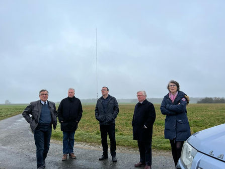 Visite des communes de Montreuil le Henri et St Georges de la Couée