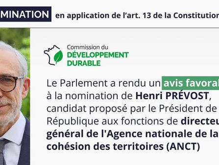 Nomination DG de l'ANCT