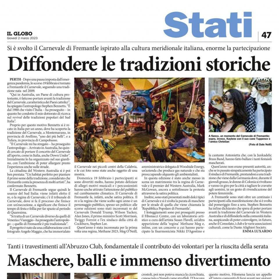 DIFFONDERE LE TRADIZIONI STORICHE