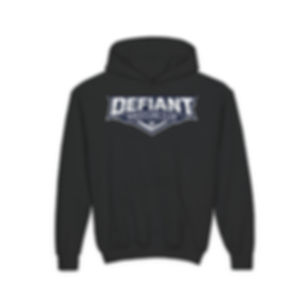 Defiant Wrestling Club Youth Hoodie — Athletic Team Logo Pullover